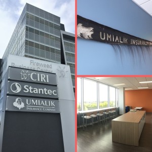Umialik, a personal and commercial insurance company, moved into the Fireweed Business Center in May and now occupies the entire fifth floor of the building. Photos by Jason Moore.