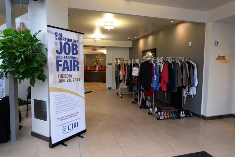 2014 CIRI Job Fair. Photo by Jamey Bradbury.
