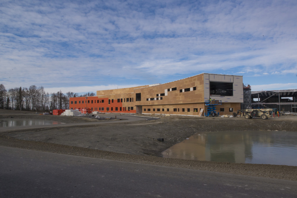 New schools, currently under construction, will relieve overcrowding in current schools as the Valley continues to grow. Photo by Brianna Cannon.