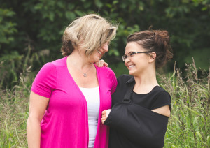 Tabetha Toloff (left) and her daughter, Allison Houston. Photo courtesy of Ms. Toloff.